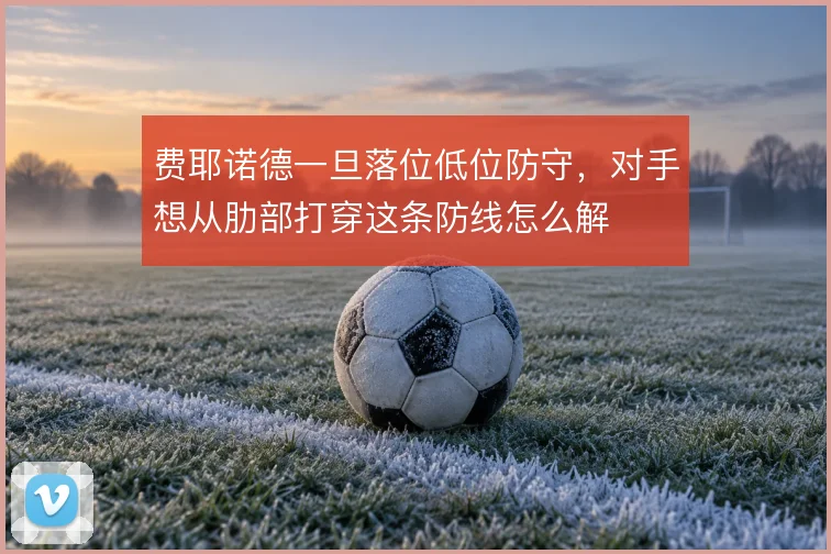费耶诺德一旦落位低位防守，对手想从肋部打穿这条防线怎么解